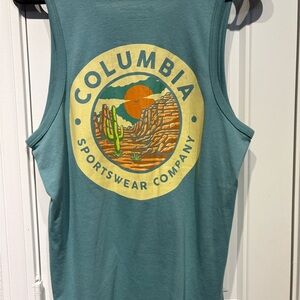 Columbia Sage Green Crewneck Tee